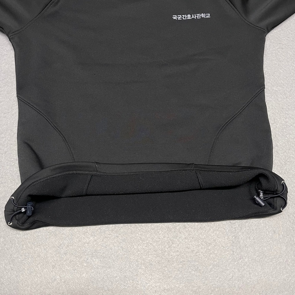 Hummel Sweatshirt Men Medium Black Athletic Training Top Therma Fleece Lined - Picture 5 of 11